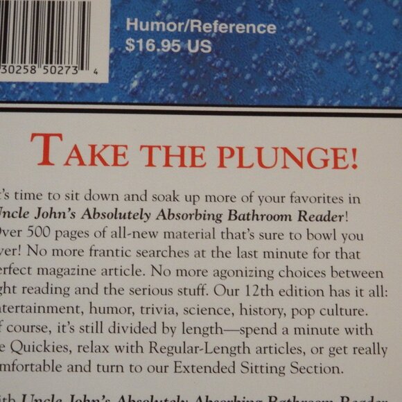 Book-Uncle John's Bathroom Reader - Picture 3 of 5